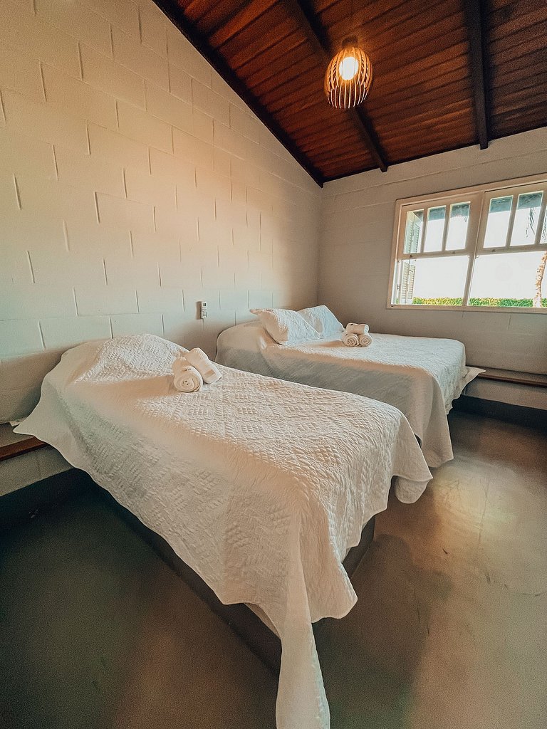 Casa 2222 - Pé na areia com serviço de hotel