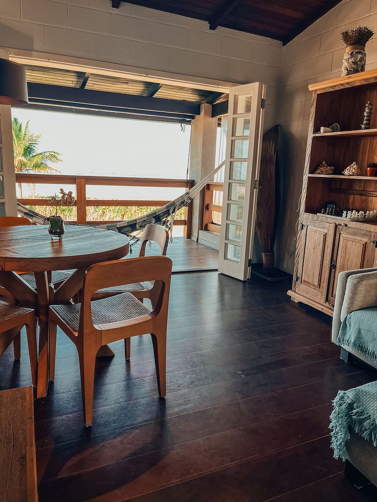 Casa pé na areia para até 12 pessoas | Praia de Guaratuba