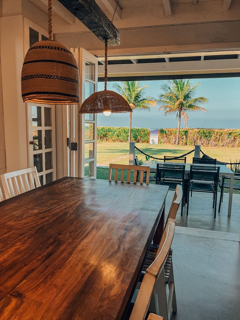 Casa pé na areia para até 12 pessoas | Praia de Guaratuba