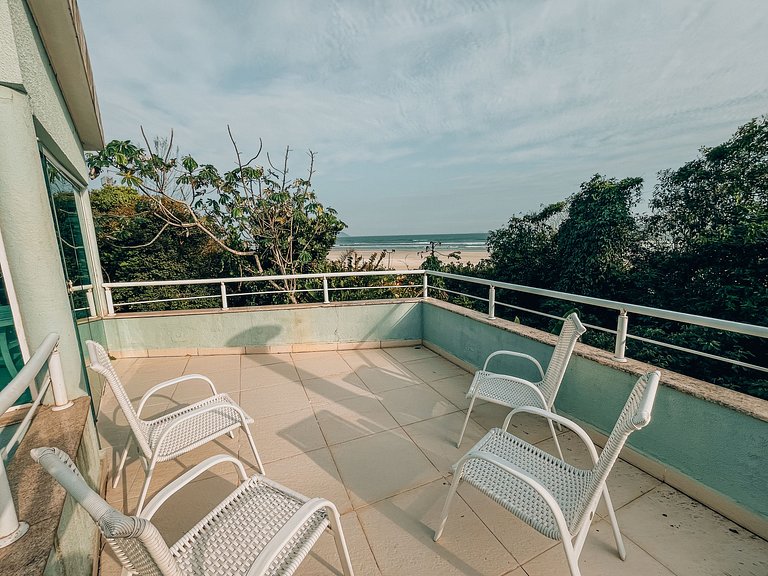 Casa 5524 - Pé na areia, 6 suítes + Serviços