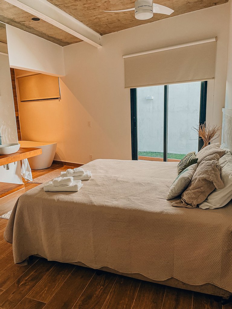 Casa 4224 - Pé na areia, 16 pessoas com piscina e jacuzzi