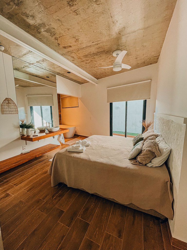 Casa 4224 - Pé na areia, 16 pessoas com piscina e jacuzzi