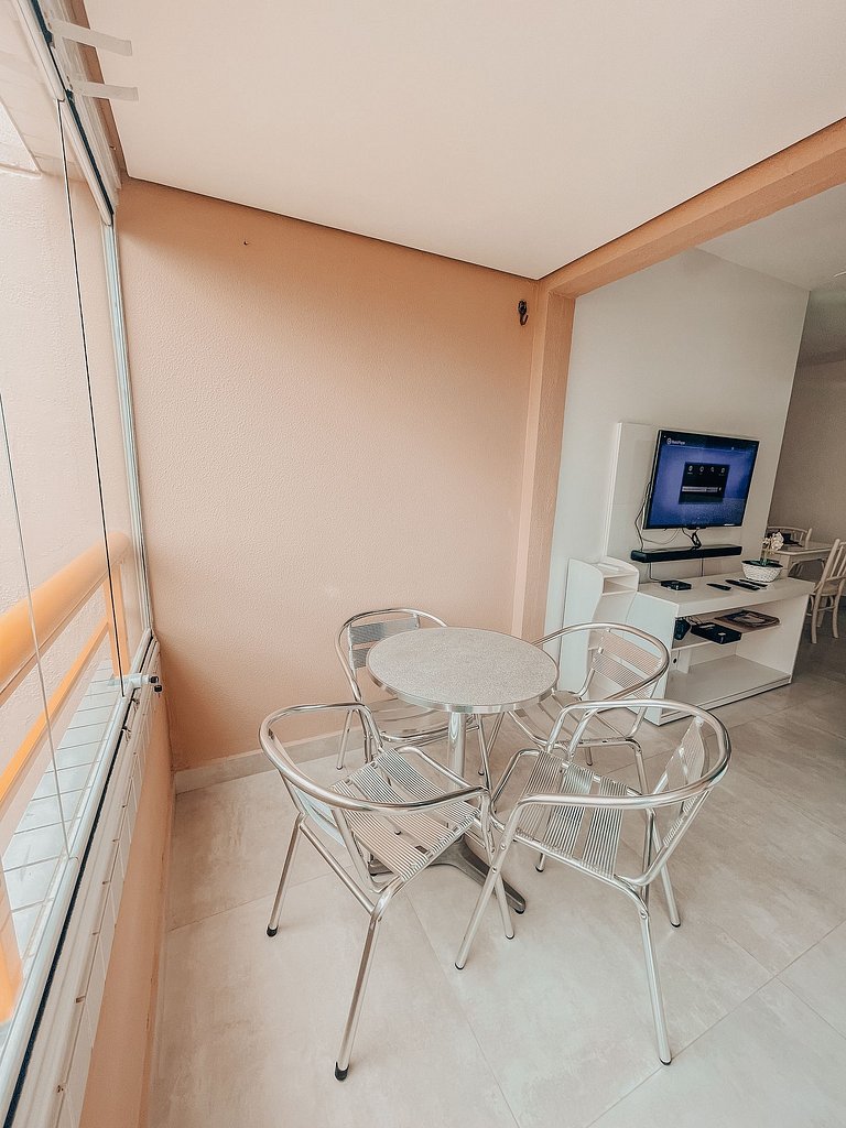 Apto 5925 - Todo climatizado e com serviço de praia