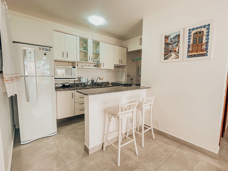 Apto 5925 - Todo climatizado e com serviço de praia