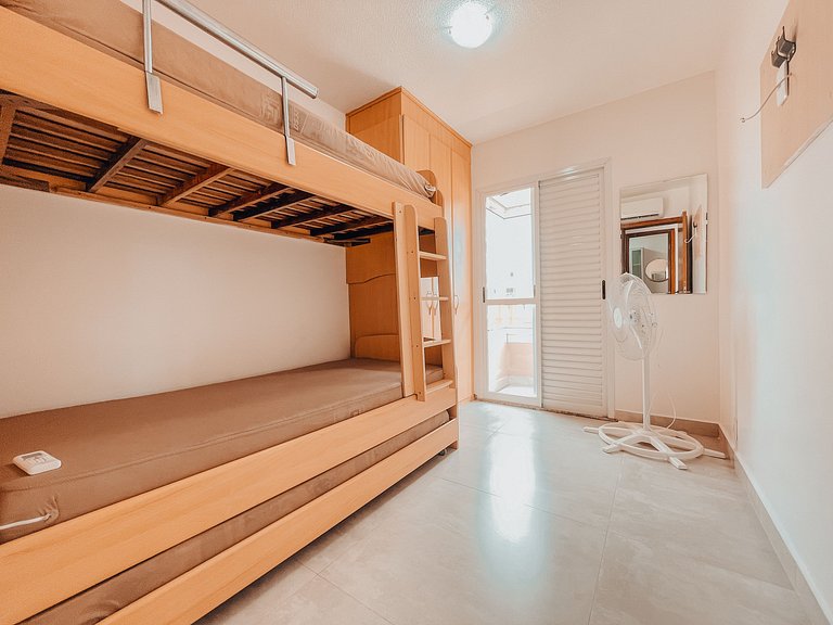 Apto 5925 - Todo climatizado e com serviço de praia