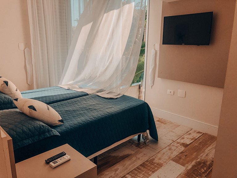 Casa 6225 - 5 suítes, piscina, sauna e translado para praia