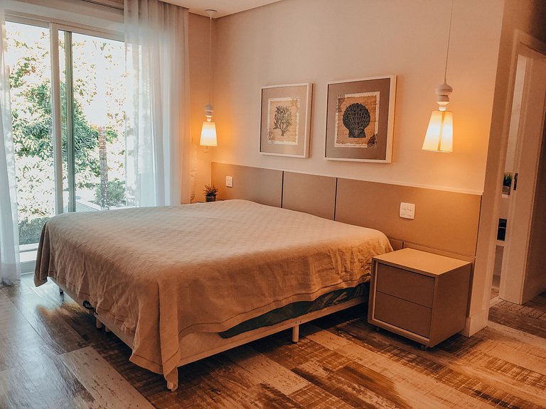 Casa 6225 - 5 suítes, piscina, sauna e translado para praia