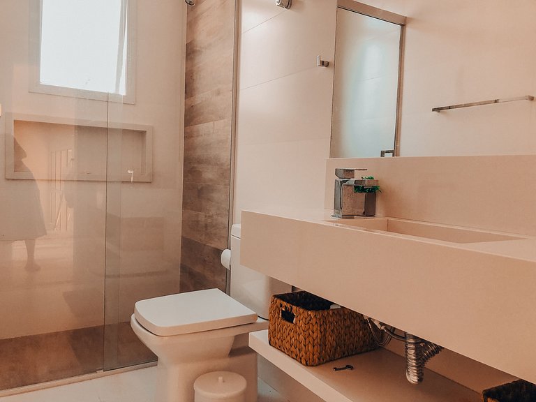 Casa 6225 - 5 suítes, piscina, sauna e translado para praia