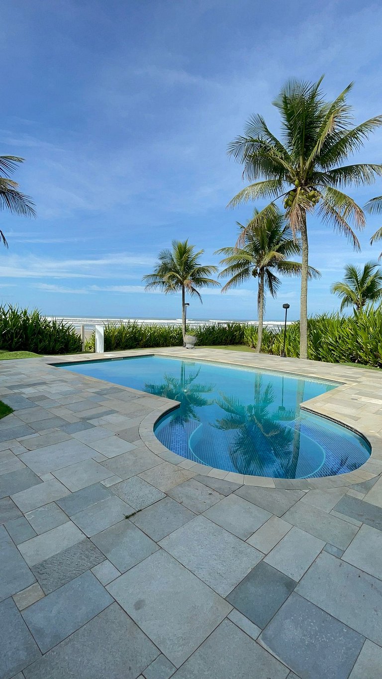 Casa pé na areia | Praia de Guaratuba, Bertioga SP