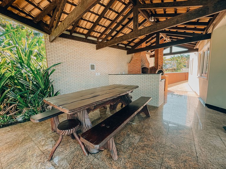 Casa pé na areia | Praia de Guaratuba, Bertioga SP