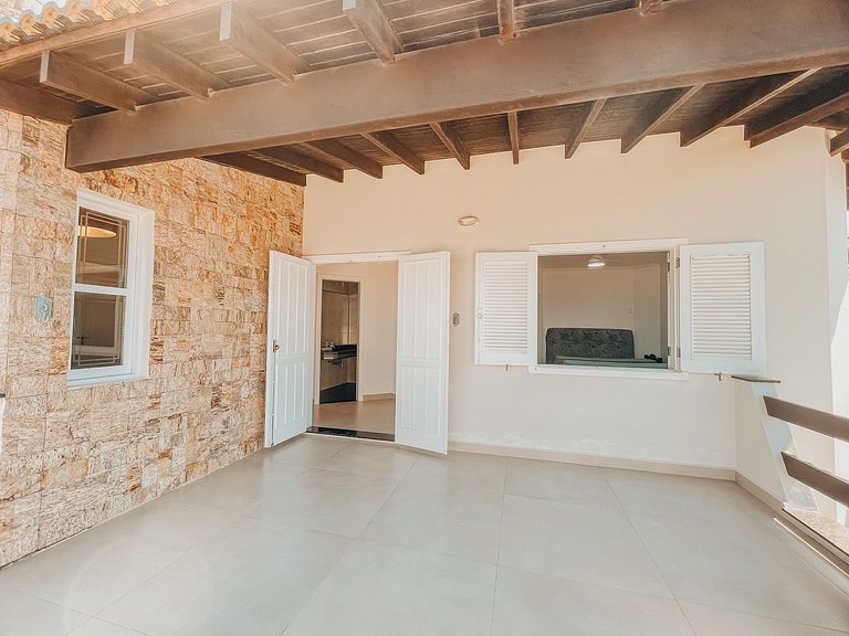 Casa pé na areia | Praia de Guaratuba, Bertioga SP