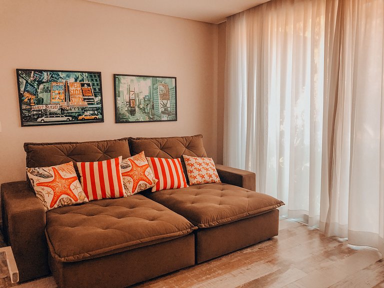 Casa 6225 - 5 suítes, piscina, sauna e translado para praia