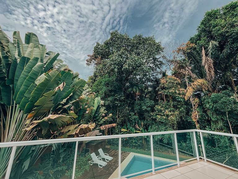 Casa 6325 - Aconchegante com piscina aquecida em esquina arb