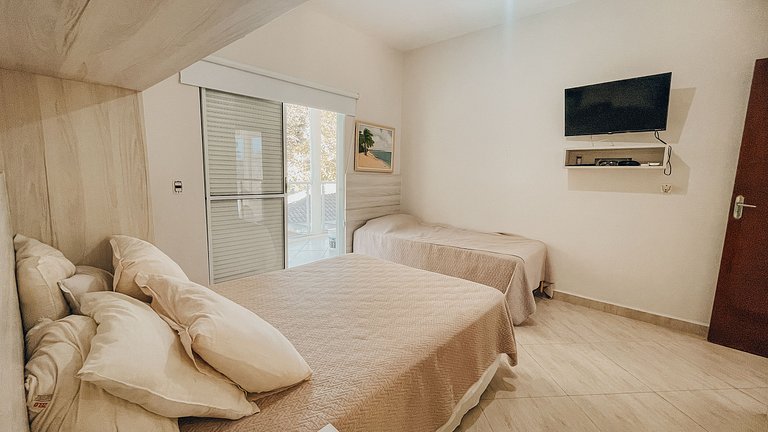 Casa 9125 - 6 suítes, 18 pessoas com Serviço de Hotel