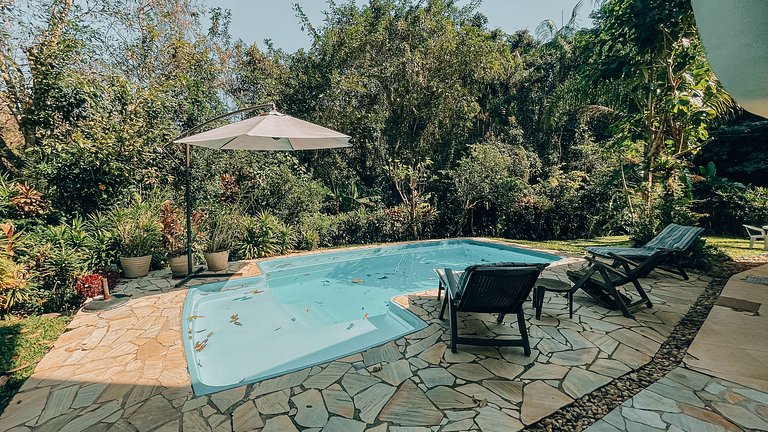 Casa 9025 - Condomínio fechado + praia vazia + piscina: a co