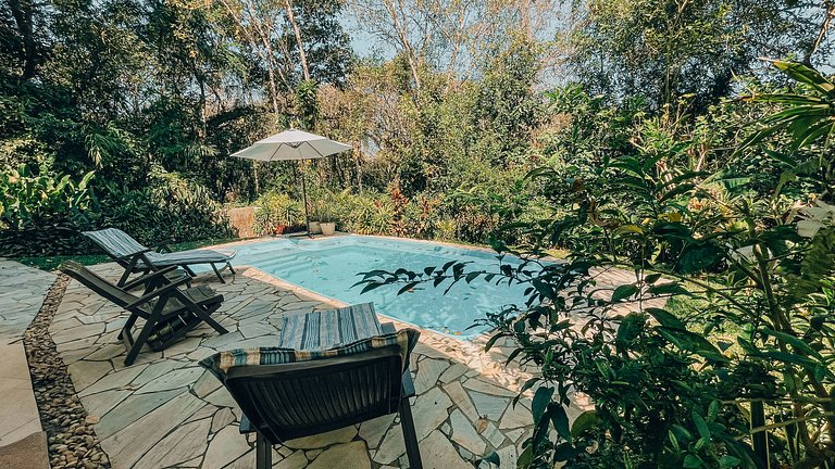 Casa 9025 - Condomínio fechado + praia vazia + piscina: a co