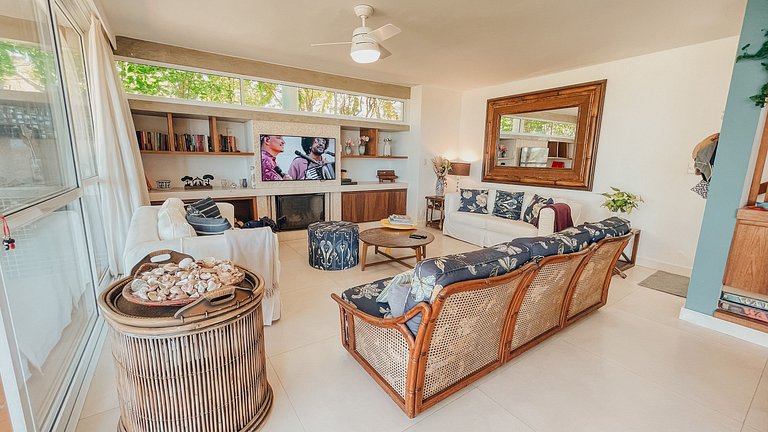 Casa 9524 - Pé na Areia e Vista para o Mar – Condomínio Pont