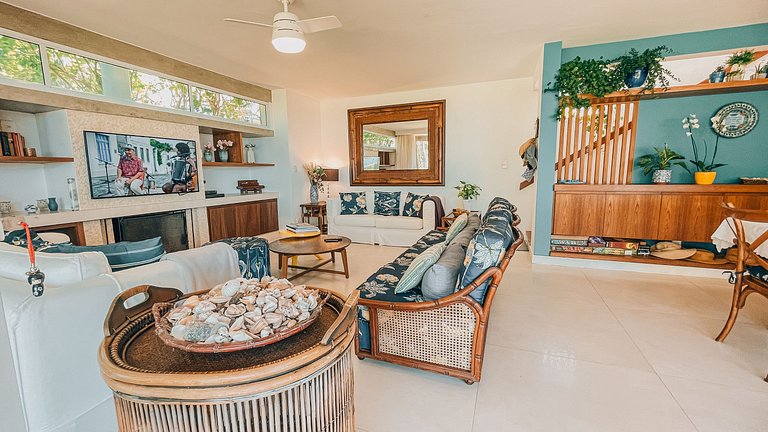 Casa 9524 - Pé na Areia e Vista para o Mar – Condomínio Pont