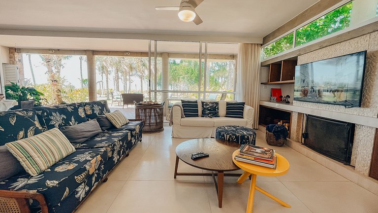 Casa 9524 - Pé na Areia e Vista para o Mar – Condomínio Pont