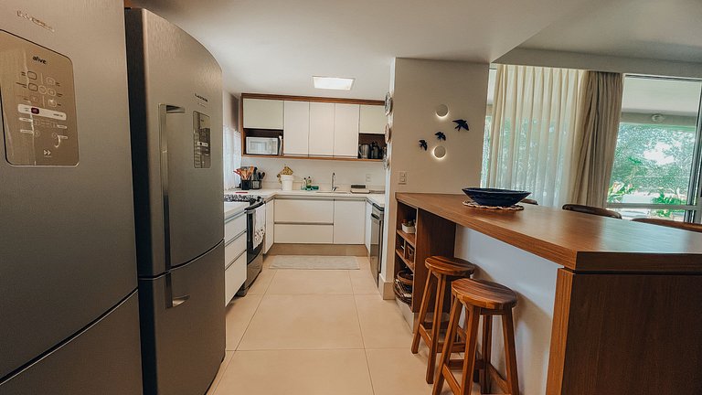 Casa 9524 - Pé na Areia e Vista para o Mar – Condomínio Pont