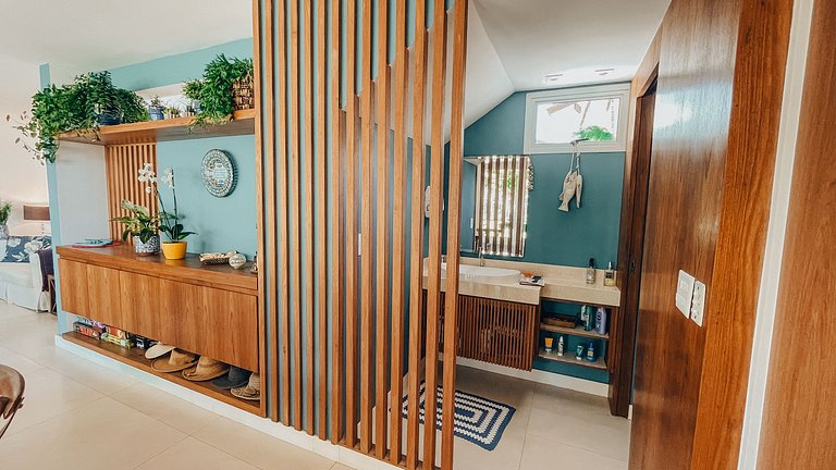 Casa 9524 - Pé na Areia e Vista para o Mar – Condomínio Pont