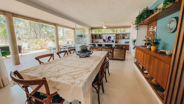 Casa 9524 - Pé na Areia e Vista para o Mar – Condomínio Pont