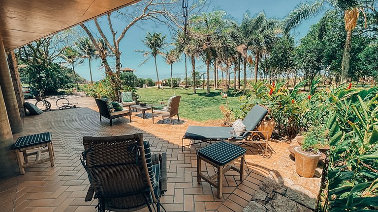 Casa 9524 - Pé na Areia e Vista para o Mar – Condomínio Pont