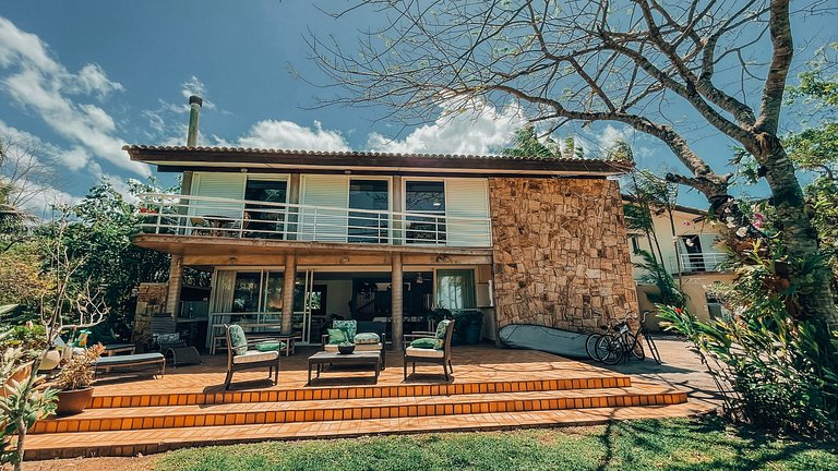 Casa 9524 - Pé na Areia e Vista para o Mar – Condomínio Pont