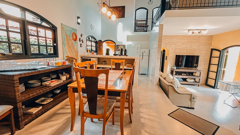 Casa 9926 - Sobrado de esquina com 4 suítes, piscina climati