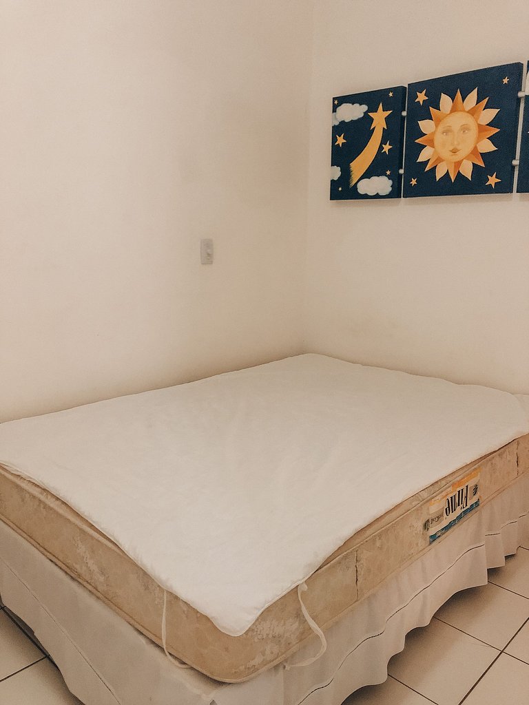 Piscina, muito espaço a 200m da praia