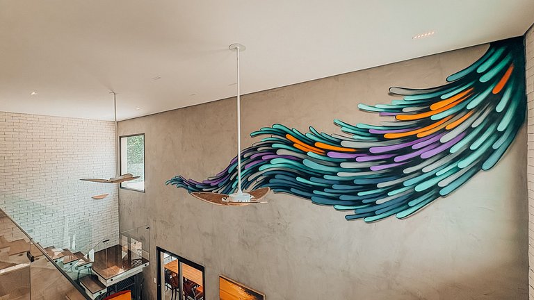 Casa 2426 - Sofisticação entre a natureza, com piscina aquec