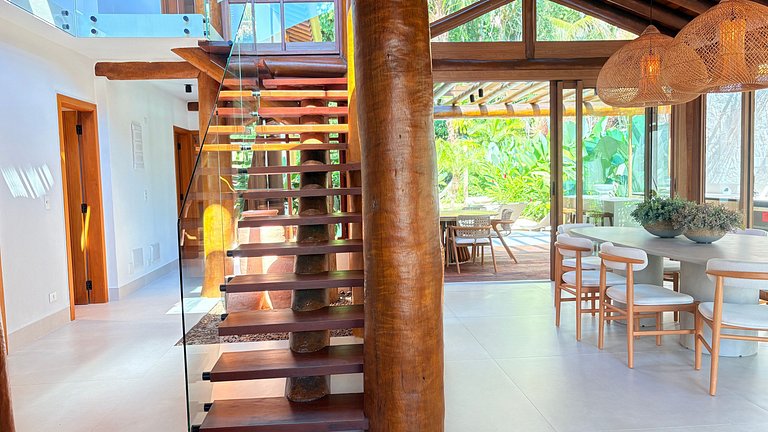 Casa 2526 - Piscina orgânica aquecida e 5 suítes na Riviera