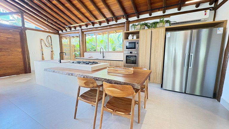 Casa 2526 - Piscina orgânica aquecida e 5 suítes na Riviera