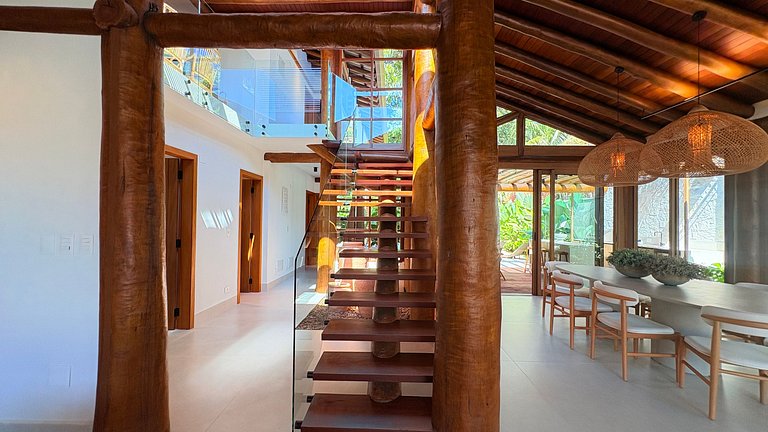 Casa 2526 - Piscina orgânica aquecida e 5 suítes na Riviera