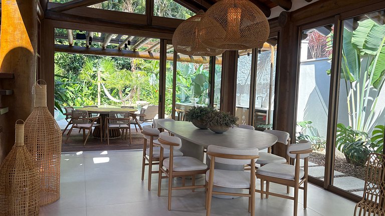 Casa 2526 - Piscina orgânica aquecida e 5 suítes na Riviera