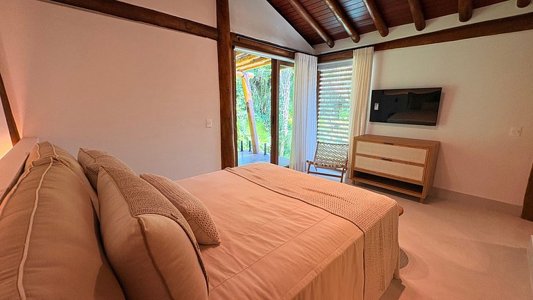 Casa 2526 - Piscina orgânica aquecida e 5 suítes na Riviera
