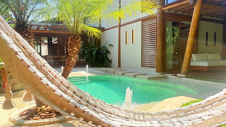 Casa 2526 - Piscina orgânica aquecida e 5 suítes na Riviera