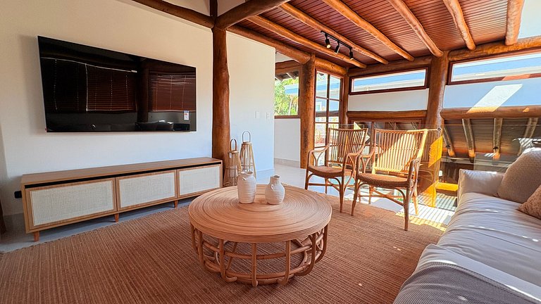Casa 2526 - Piscina orgânica aquecida e 5 suítes na Riviera