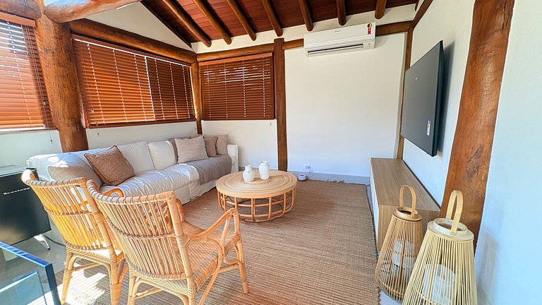 Casa 2526 - Piscina orgânica aquecida e 5 suítes na Riviera