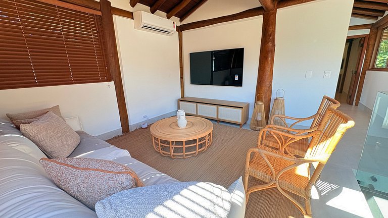 Casa 2526 - Piscina orgânica aquecida e 5 suítes na Riviera