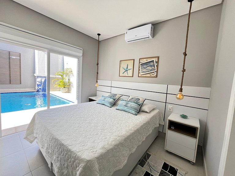 Casa com piscina a 100 m da praia | Praia de Guaratuba