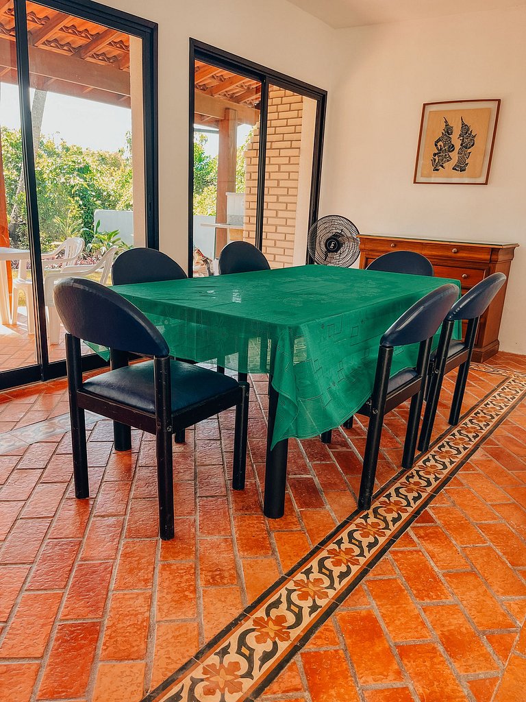 Casa pé na areia com 4 suítes | Guaratuba, Bertioga SP