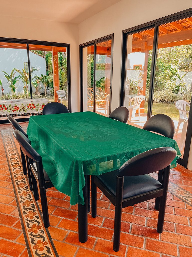 Casa pé na areia com 4 suítes | Guaratuba, Bertioga SP
