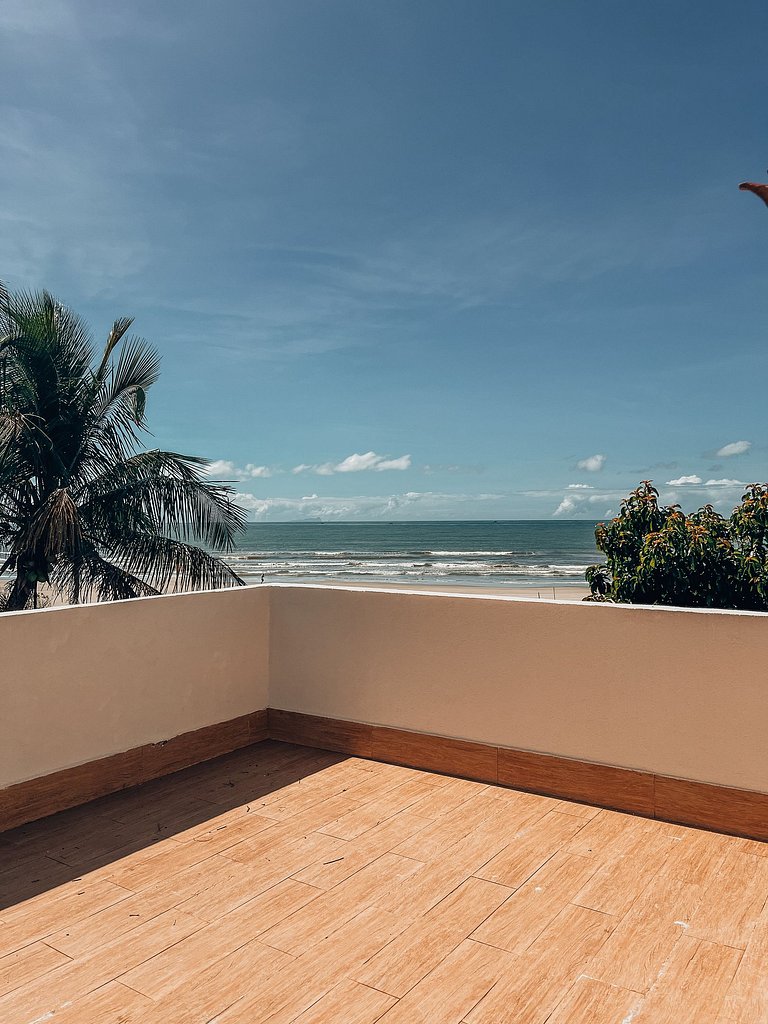 Casa pé na areia com 4 suítes | Guaratuba, Bertioga SP