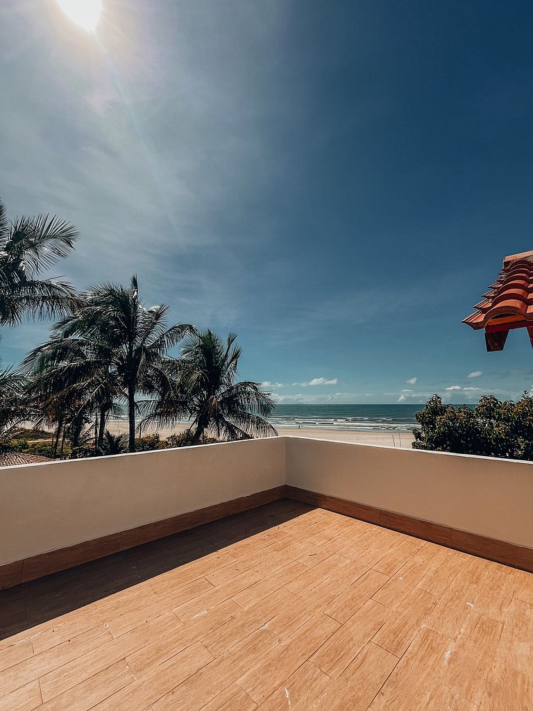 Casa pé na areia com 4 suítes | Guaratuba, Bertioga SP